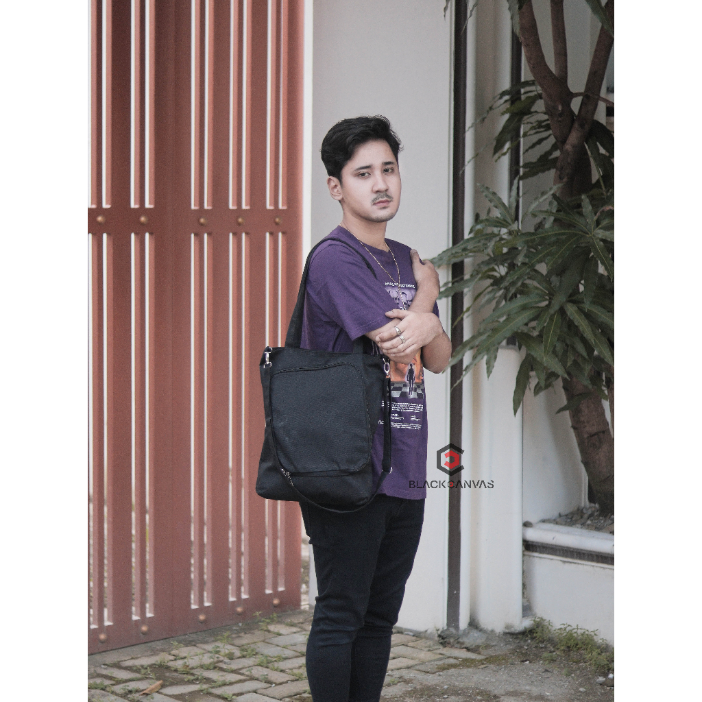 Tas Selempang + Tote Bag HARANA.id Canvas Premium 100% Cotton