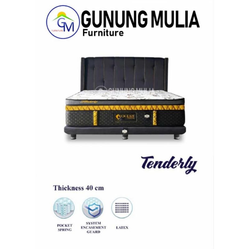 Springbed Ocean (Full Set) Tenderly 40cm 100/120/160/180/200