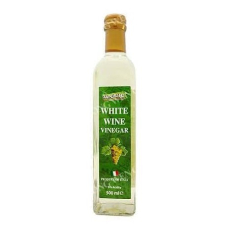 Saporito White Wine Vinegar Halal 500ml