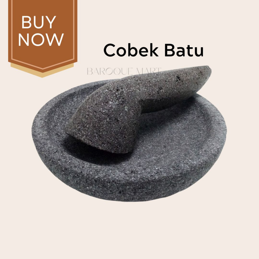 Cobek Batu Asli Kecil dan Besar Awet dan Kuat Coet Cobek Batu Serbaguna Tidak Mudah Retak
