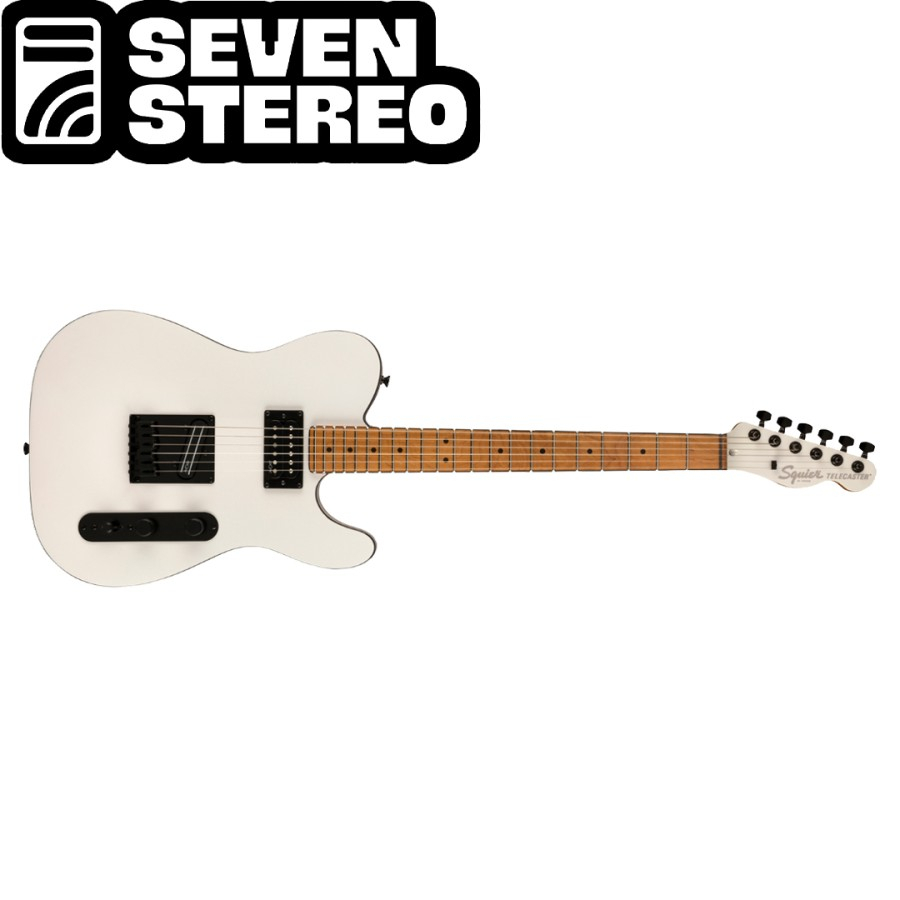 Squier Contemporary Telecaster Guitar Roasted Maple FB Pearl White