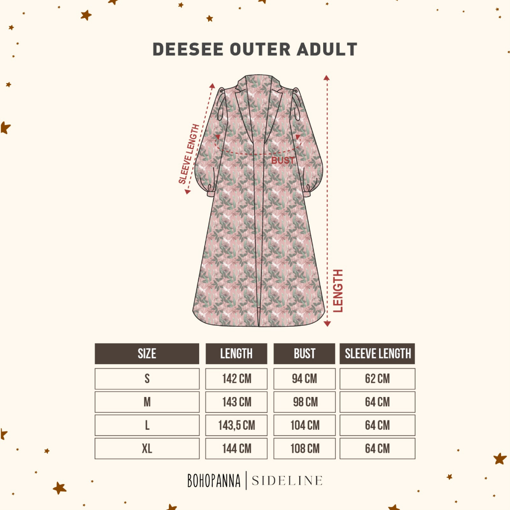 BOHOPANNA X SIDELINE DEESEE ADULT - BOHOPANNA SET DEWASA