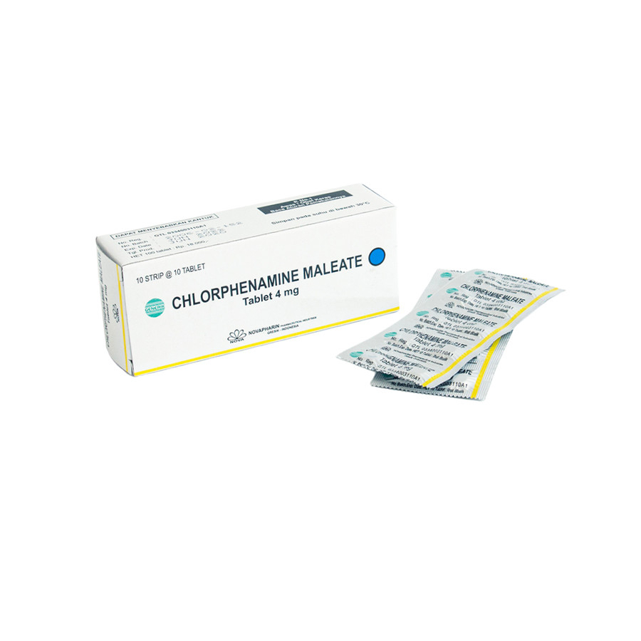 CTM / OBAT ALERGI RHINITIS, GATAL DAN BIDURAN