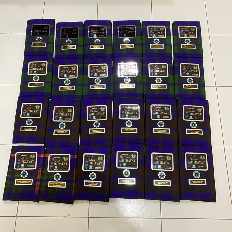 Sarung Tenun Hidayat KDT (FULL SUTRA 100%)