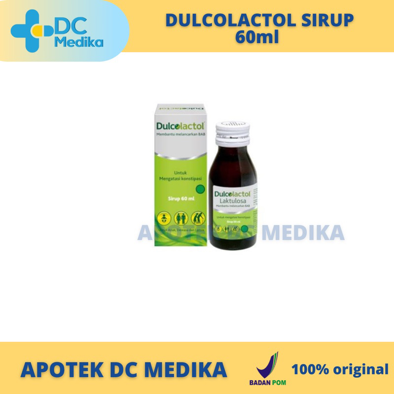 Dulcolactol sirup / Sirup susah bab / susah bab anak / konstipasi anak