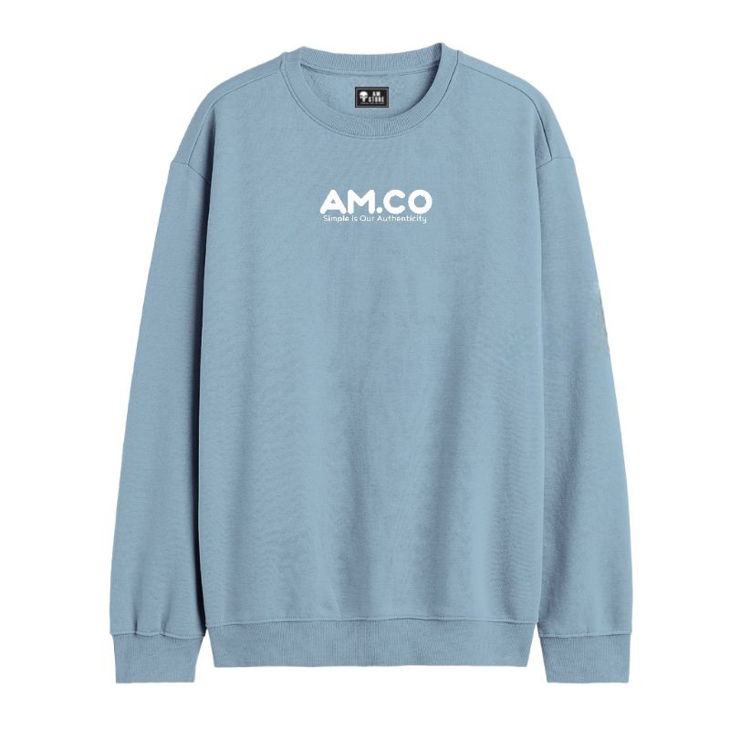 AMSTORE- Sweater Crewneck oversize jumbo motif simple big size pria wanita size xxxl xxxxl xxxxxl.