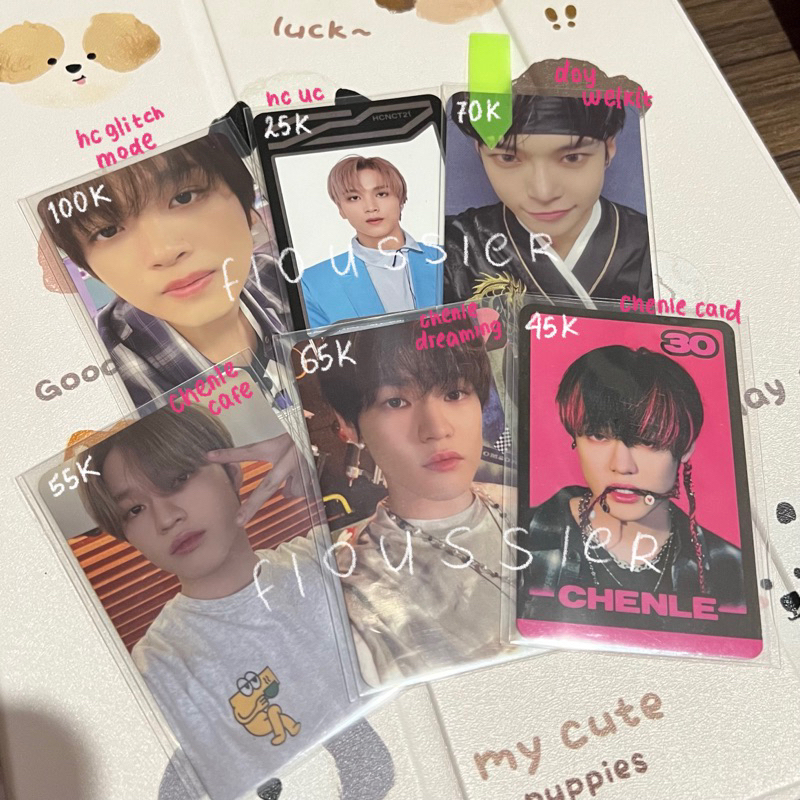 HAECHAN DOYOUNG CHENLE NCT DREAM 127 PHOTOCARD PC UNIVERSE CARD UC GLITCH MODE WELKIT CAFE HOT SAUCE