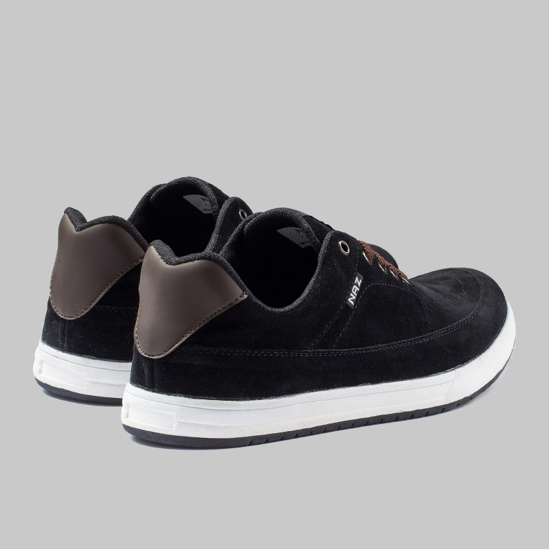 Sepatu Sneakers Pria Casual Black Sepatu Hitam Casual Shoes Cowok Original Naz Harisson