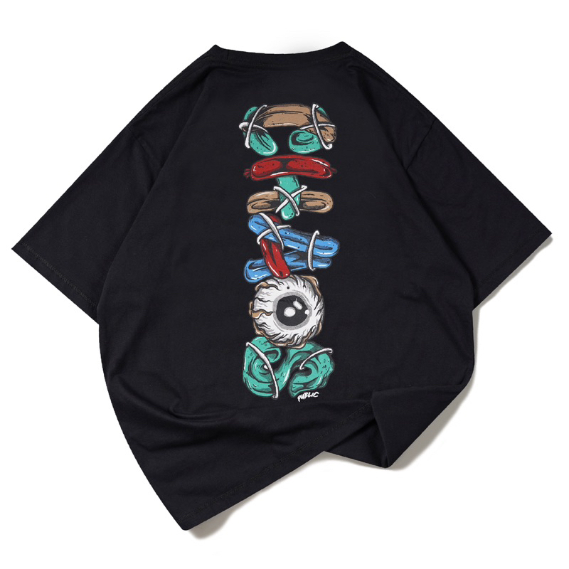 [N00897] T-shirt Oversized Distro Motif EVERY LABEL.