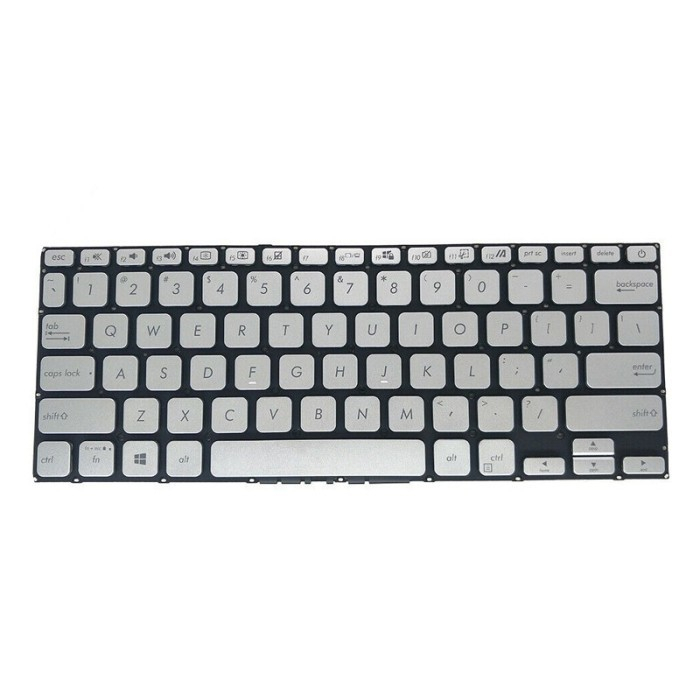 Keyboard Laptop Asus M409 M409D M409DA M409BA Silver