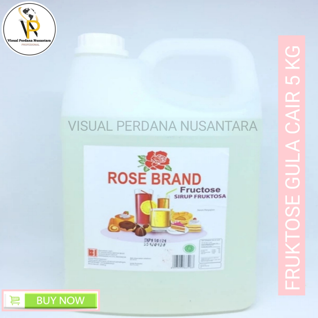 

Simple Syrup Gula Cair Gula Fruktose Fructose Rose Brand 5 Kg