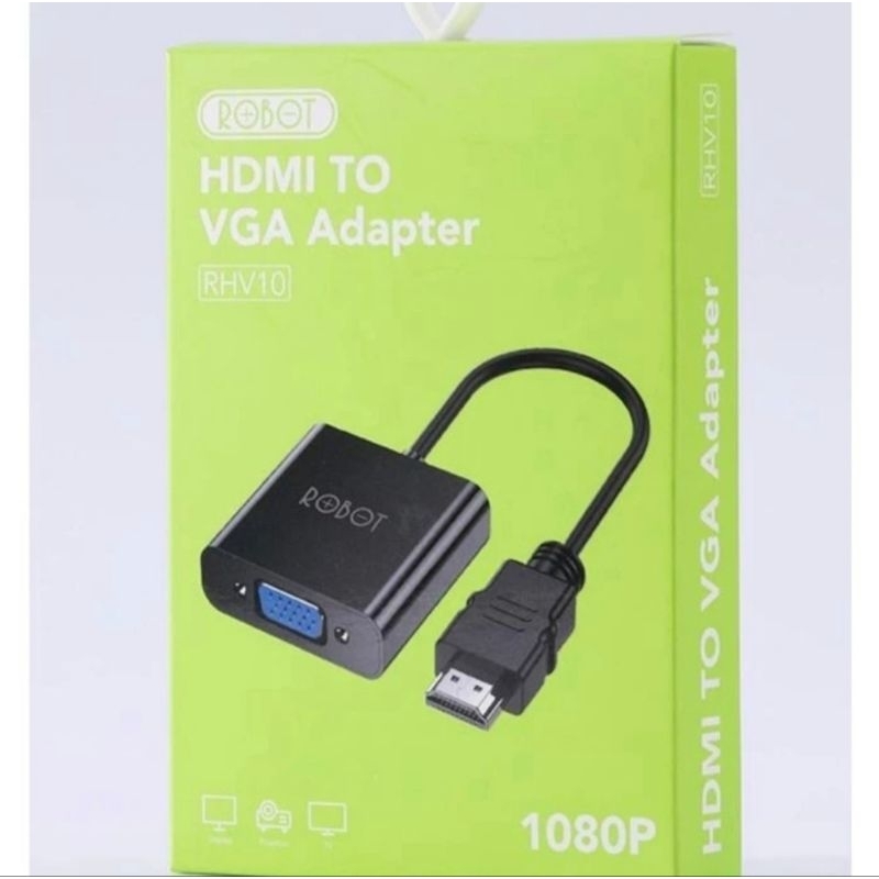 ROBOT HDMI to VGA Converter Adapter 1080p RHV10 Konverter Full HD