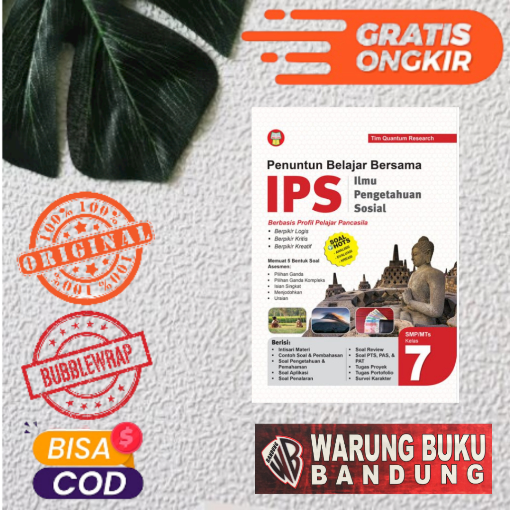 BUKU PENUNTUN BELAJAR BERSAMA IPS SMP/MTs KELAS 7 KURIKULUM MERDEKA