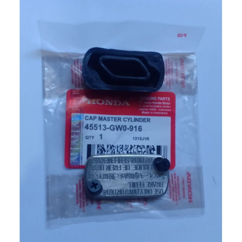 TUTUP MINYAK REM ATAS + KARET KARISMA BEAT F1 VARIO REVO SUPRA ALL ORI