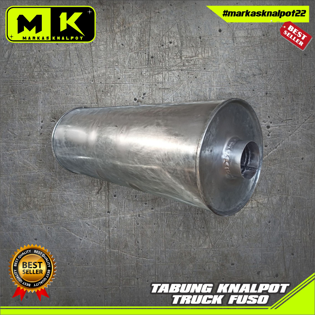tabung knalpot truk fuso - kendangan knalpot fuso