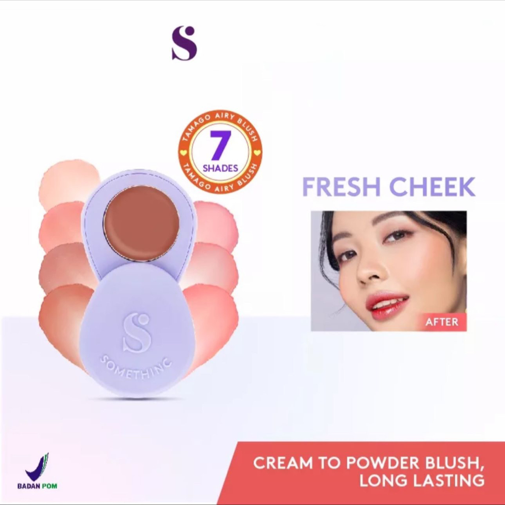 SOMETHINC TAMAGO Airy Blush | Blush On Wajah