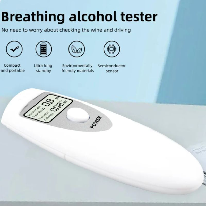 Digital Alcohol Breath Tester Detector pengukur Kadar Alkohol nafas - DAT