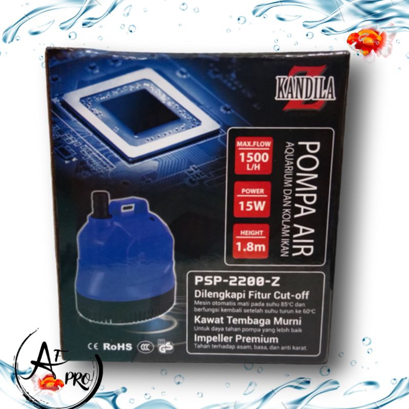 Pompa Kolam Aquarium Air Mancur Hidroponik KANDILA PSP 2200 Z