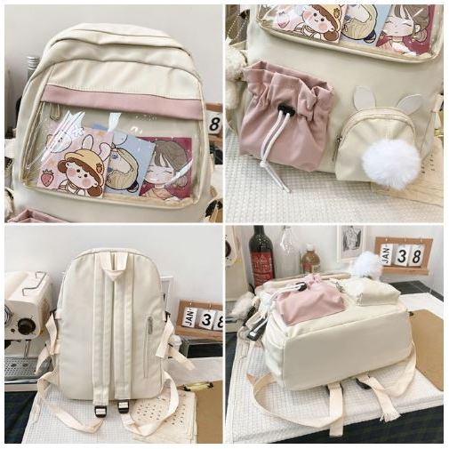 (COD) Vyctoria VOS72548 Tas Ransel Boneka Wanita Cantik Import Terbaru JT72548 72548