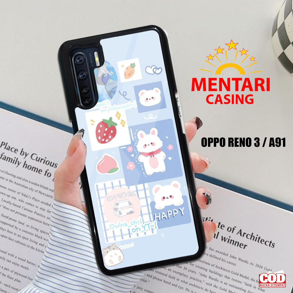 Case OPPO RENO 3/A91 Casing OPPO RENO 3/A91 Casing CUTE Terlaris Casing Karakter Case Pelindung Casi
