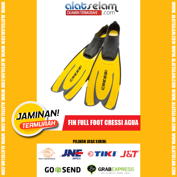 Fin Full Foot Cressi Agua / Kaki Katak Snorkling Diving / Fin Snorkling / Kaki Katak Renang / Kaki K