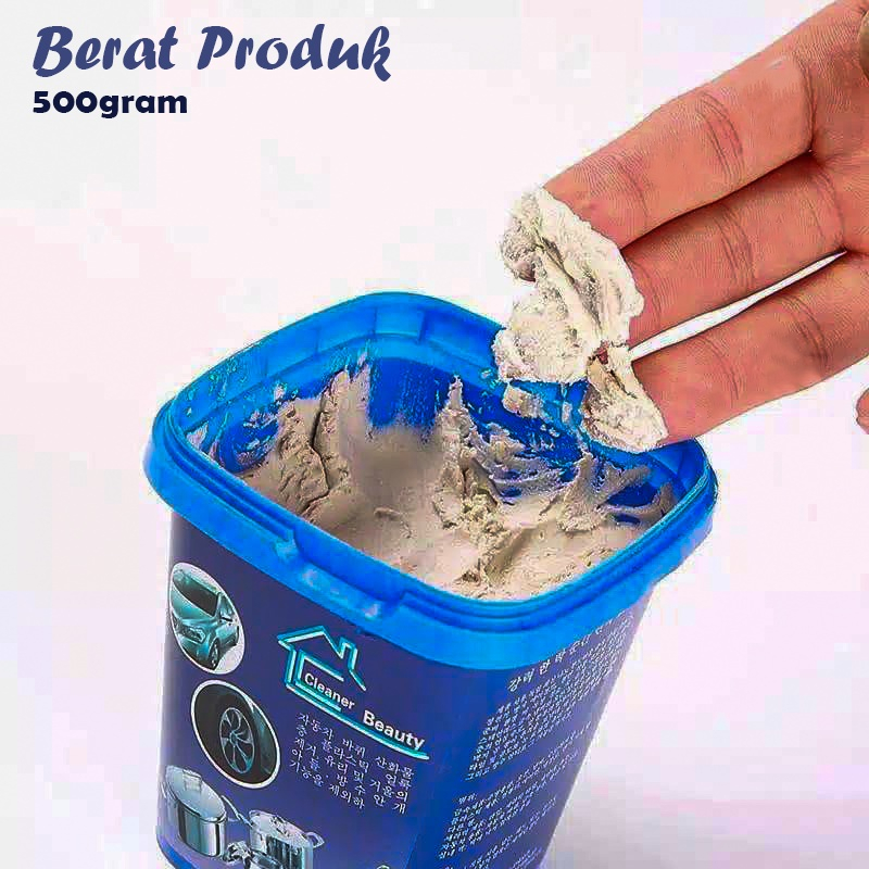 Pasta Pembersih Noda Gosong Hangus Karat Stainless Besi Korean Cream Cleaner Beauty Untuk Wajan