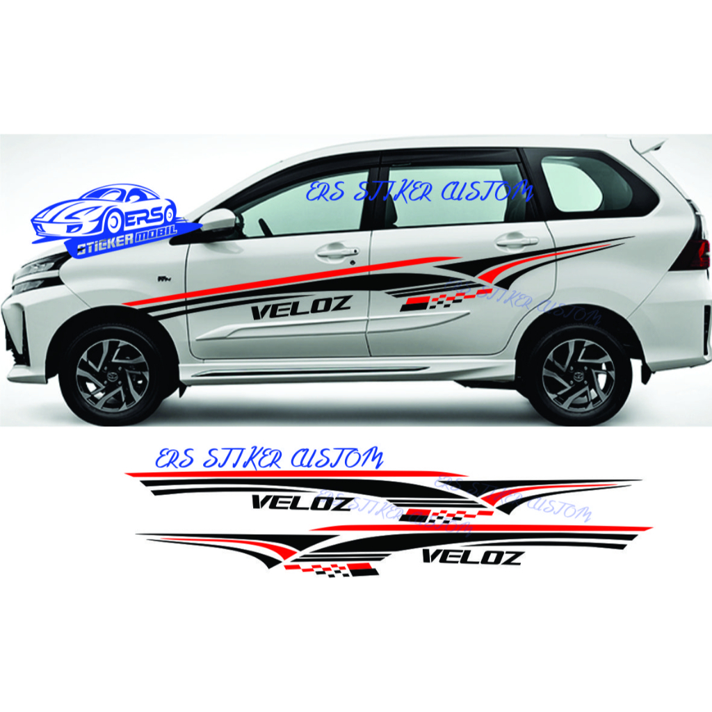 stiker sticker mobil avanza veloz body samping cutting stiker
