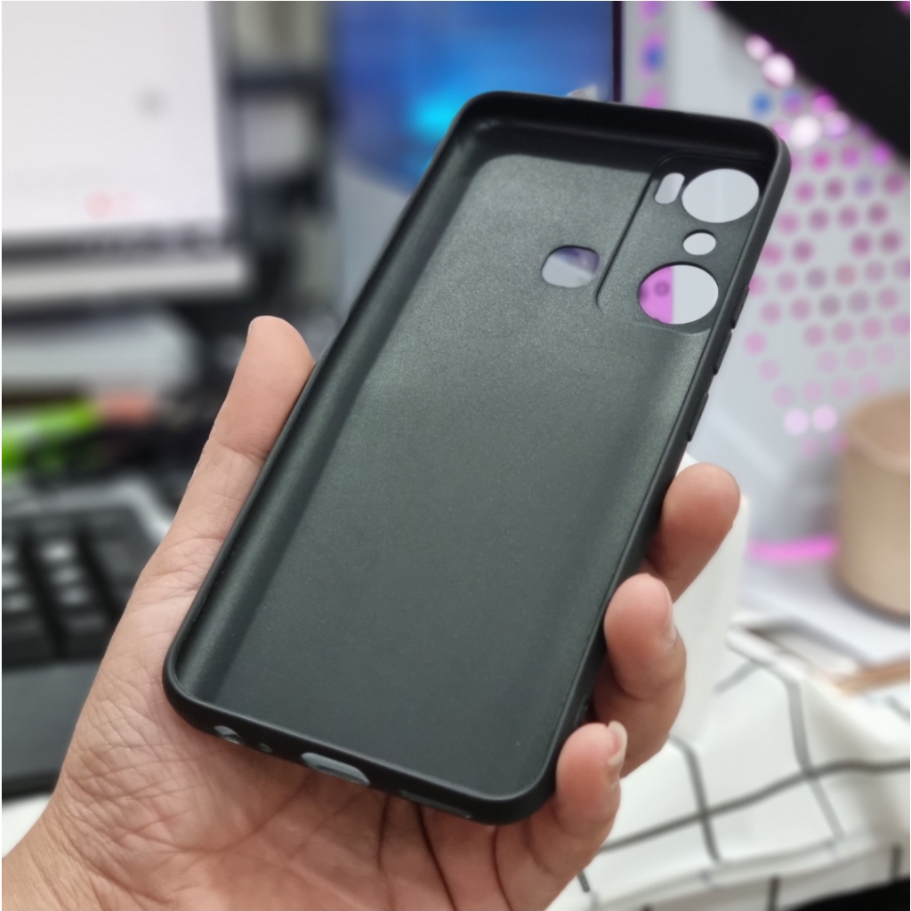 Silicone Black INFINIX Note 12i Hot 30i 12i 12Pro 12 12Play 20 PREMIUM Silikone TPU Flexible Matte Cover Soft Case Full Hitam Glare Anti Minyak Doff Pop up Top Softcase Gelap Polos Tipis Thin/SLim NFC S 20 i Karet Kondom Plastik TPU Play Pro i 4g 5g 30