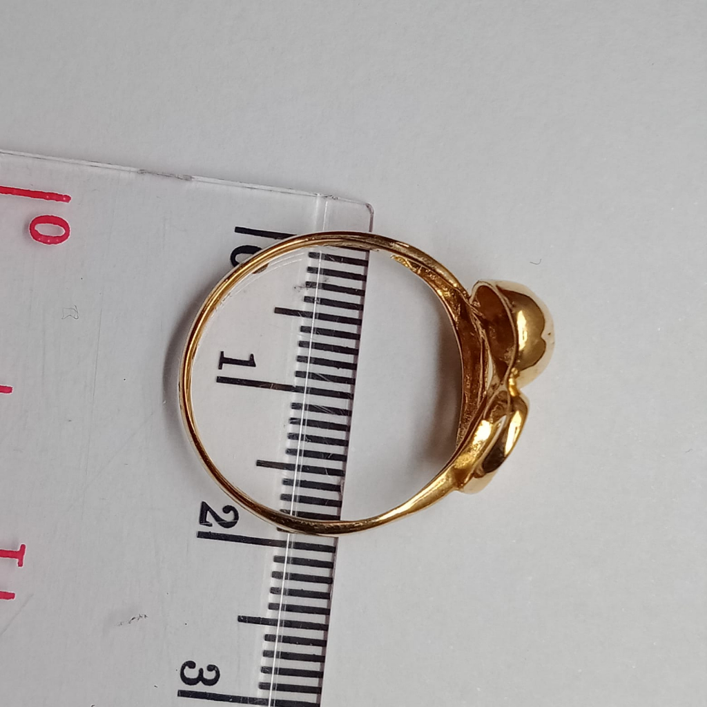 Cincin Emas 17K - 1.9 Gr Kadar 750 - 4695