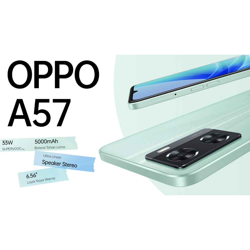 HP OPPO A57 RAM 6/128GB GARANSI 1 TAHUN