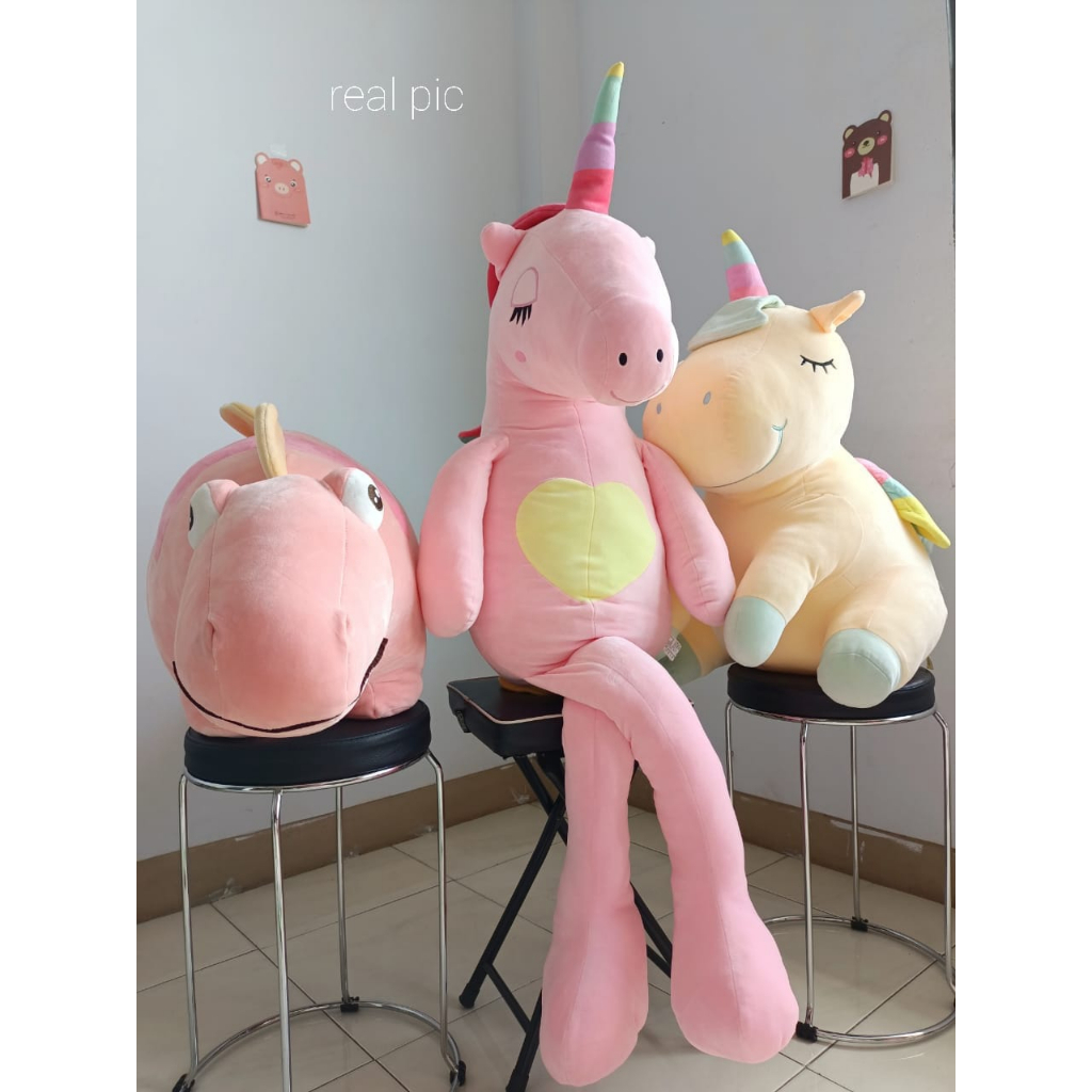 Boneka Super Jumbo Karakter Bahan Plush