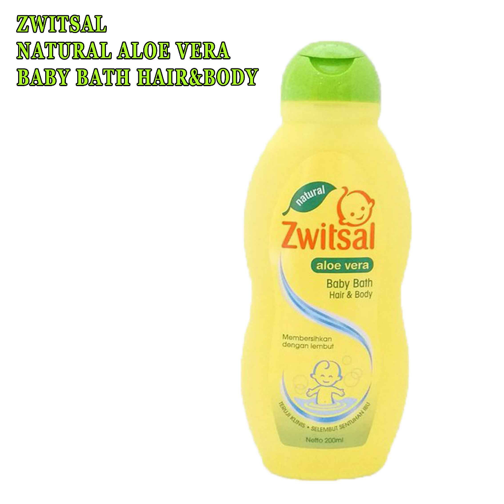 Baby Bath Hair &amp; Body* Zwitsal Aloe Vera* 200ml