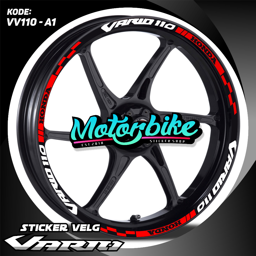 Cutting Velg Vario - Sticker Velg Vario 110