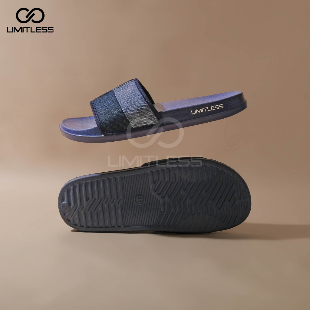 Sandal Pria Slop PEDRO Casual Sendal Slip On Pria Navy Eva Ringan Sandal Cowok Slide Rumah Terbaru 2023