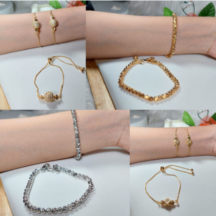 GELANG XUPING BIJI LADA + GELANG SERUT BOLA PERHIASAN WANITA