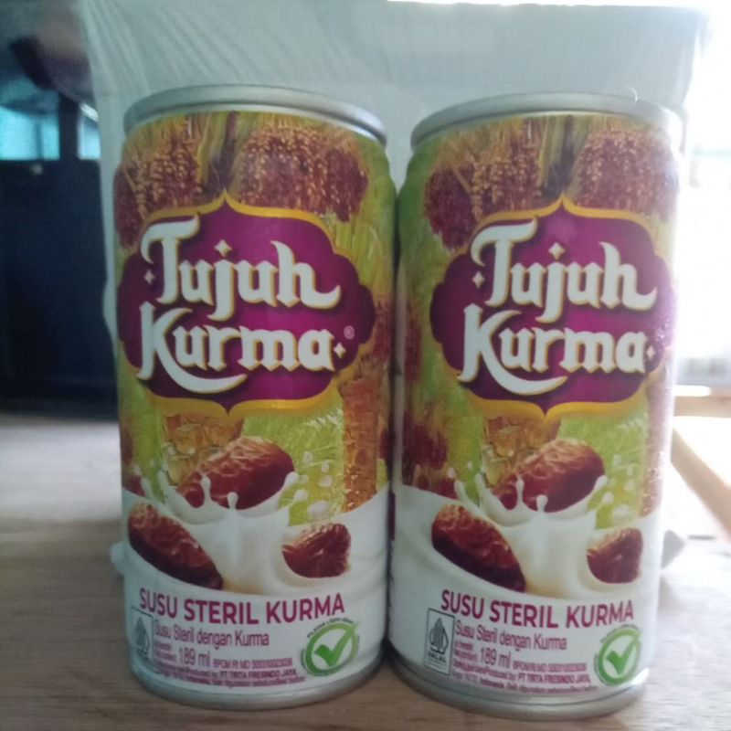 

Susu Steril TUJUH KURMA Kaleng 189 ml Eceran