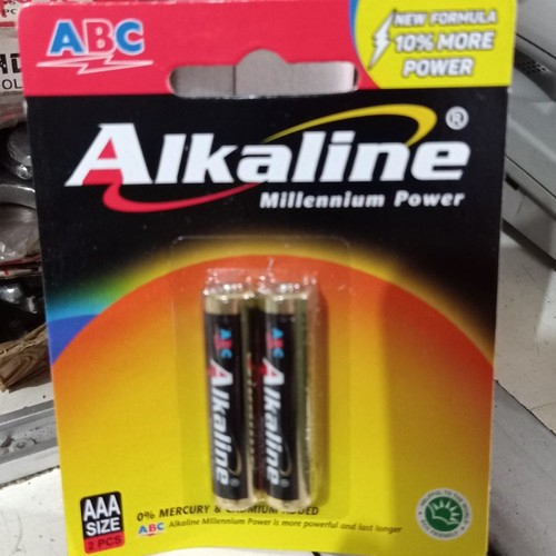 Baterai ABC ALkaline AAA (A3) isi2 1BOX isi 24 cards Original