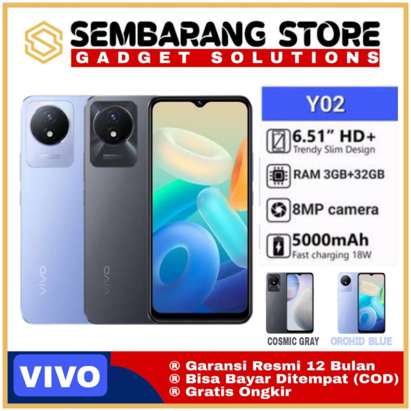VIVO YO2 RAM 3/32 vivo murah vivo garansi resmi