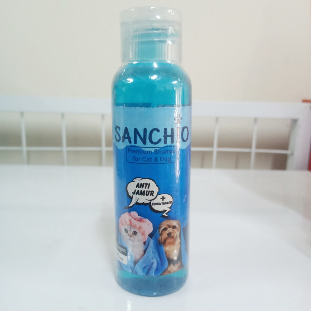 Shampoo Jamur Kucing, Anjing 100 ml SANCHIO Termurah