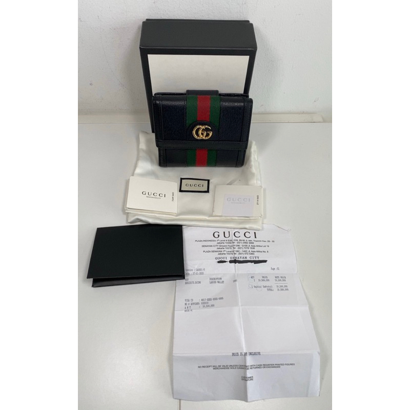 preloved authentic dompet gucci