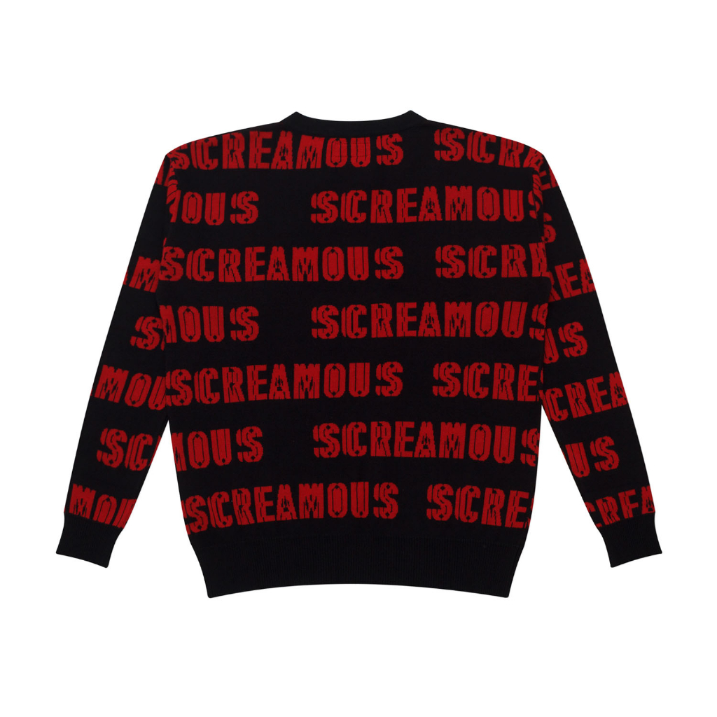Screamous Sweater Pria Crewneck Knitwear RALPH BLACK