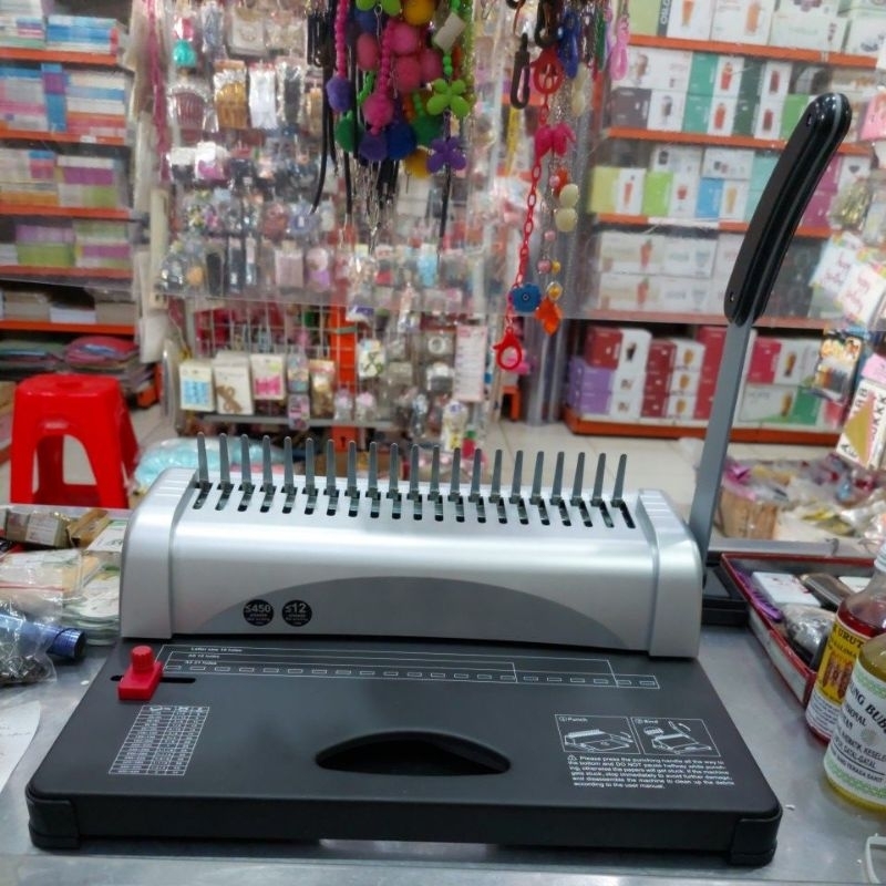 

Mesin Jilid Spiral Plastik A4 ZDJ201