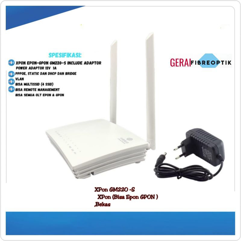 Modem GM220 -xpon Ont Support Epon GPON Free Adaptor