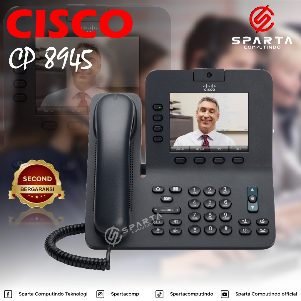 IP PHONE UC CISCO CP-8945