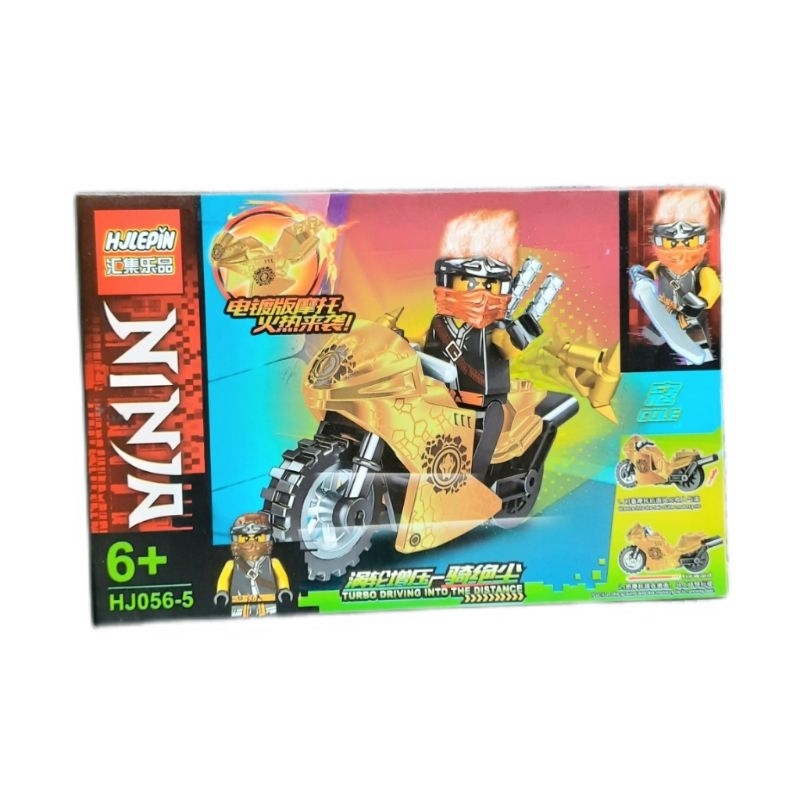Brick Block Brand HJLEPIN Ninja Kuning