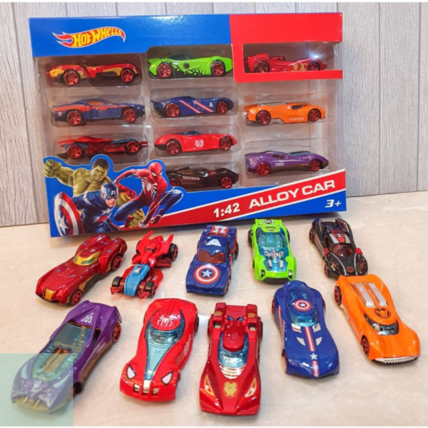 

Promo Mainan Diecast Hotwheels Avengers isi 10pc Mobil Mobilan Hotwheel Anak Limited