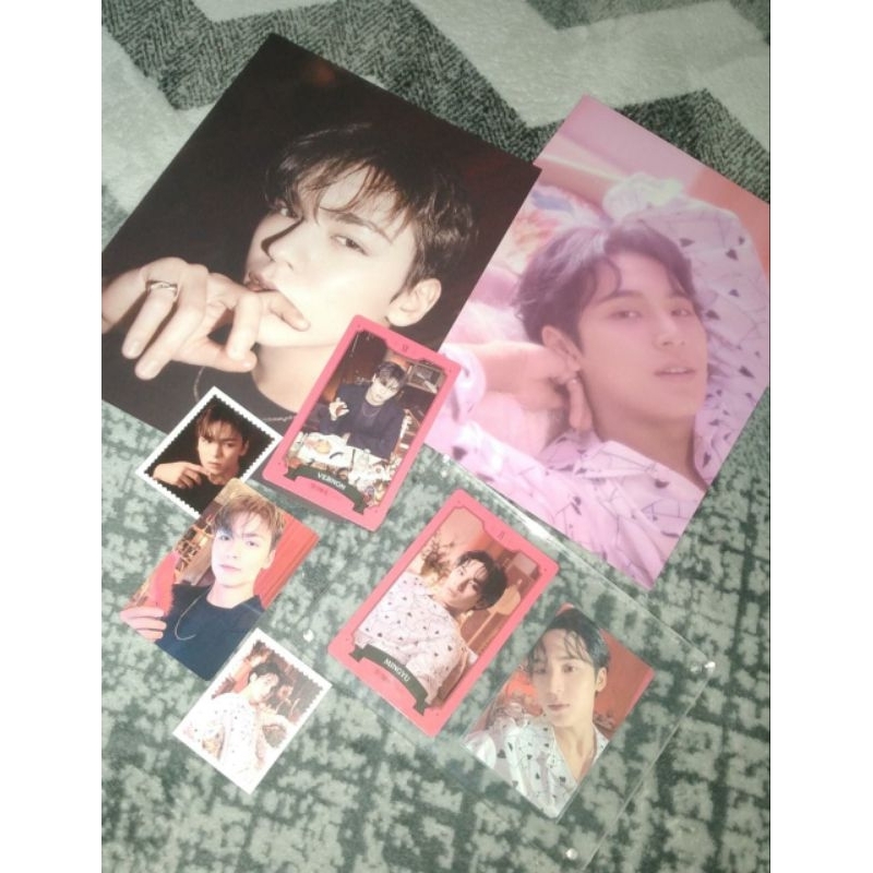 Photocard Mingyu sg23 + vernon SG23 full set seasons greating