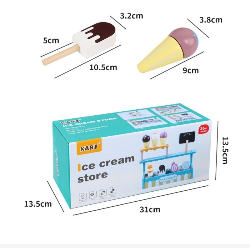 KABI ice cream store / mainan toko es krim anak / pretend play