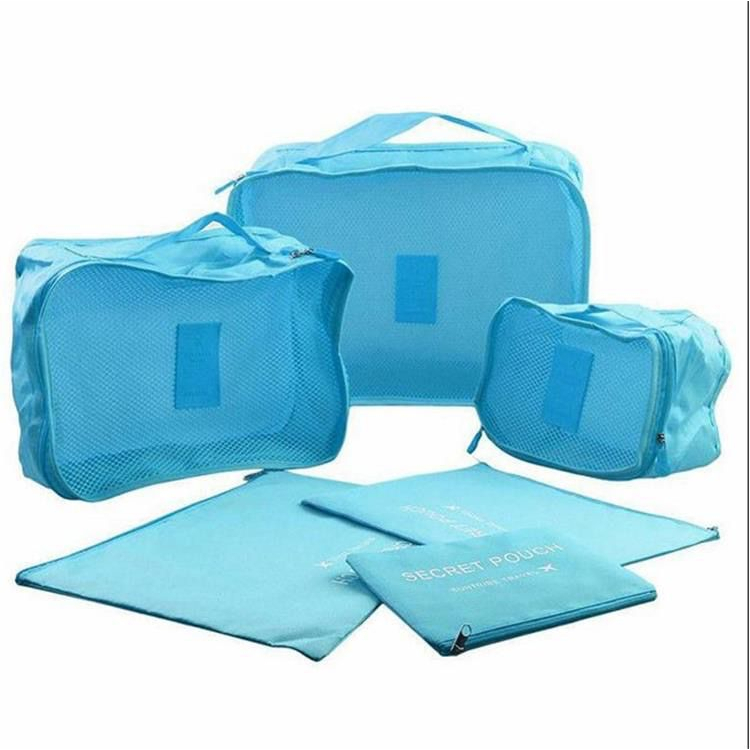 Travel Bag 6in1 Set Luggage Storage Organizer Penyimpanan Travelling Tas Serbaguna