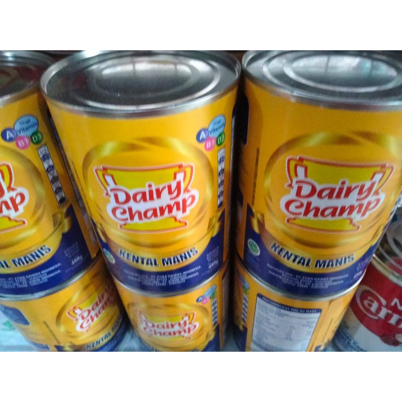 

Susu dairy champ kemasan kaleng 175 gr